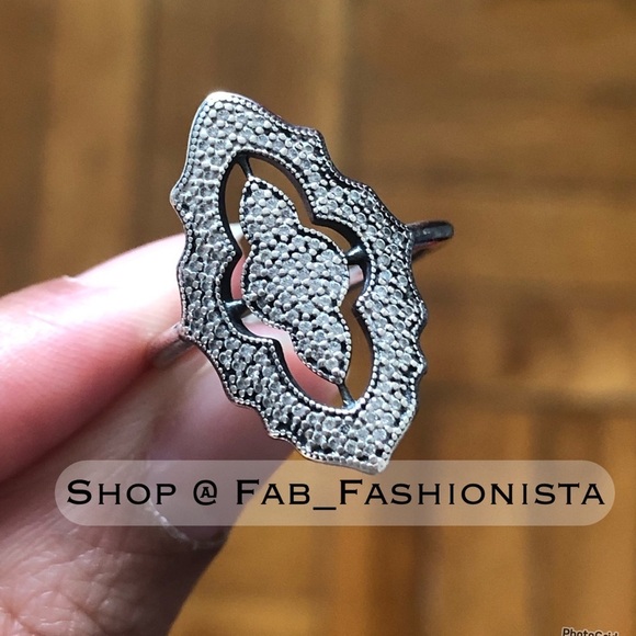 Pandora sterling silver retired ring size 56 - Picture 3 of 8